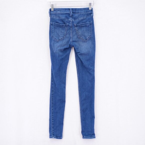 Hollister High Rise Jean Legging Advanced Stretch Blue Denim Jeans -00S/24S- - Picture 5 of 7